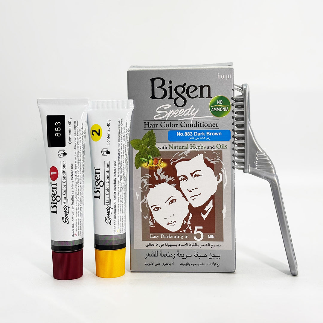 Bigen Speedy Hair Color Conditioner--Dark-Brown