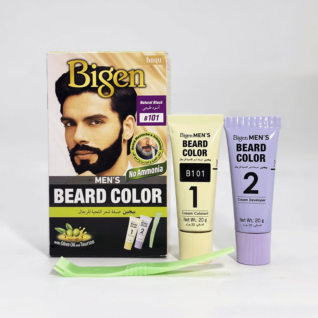 Bigen Men's Beard Color-–-Natural-Black