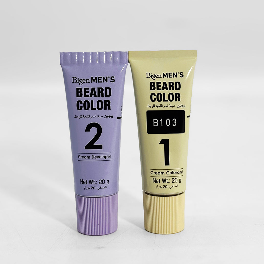 Bigen Men's Beard Color-–-Dark-Brown