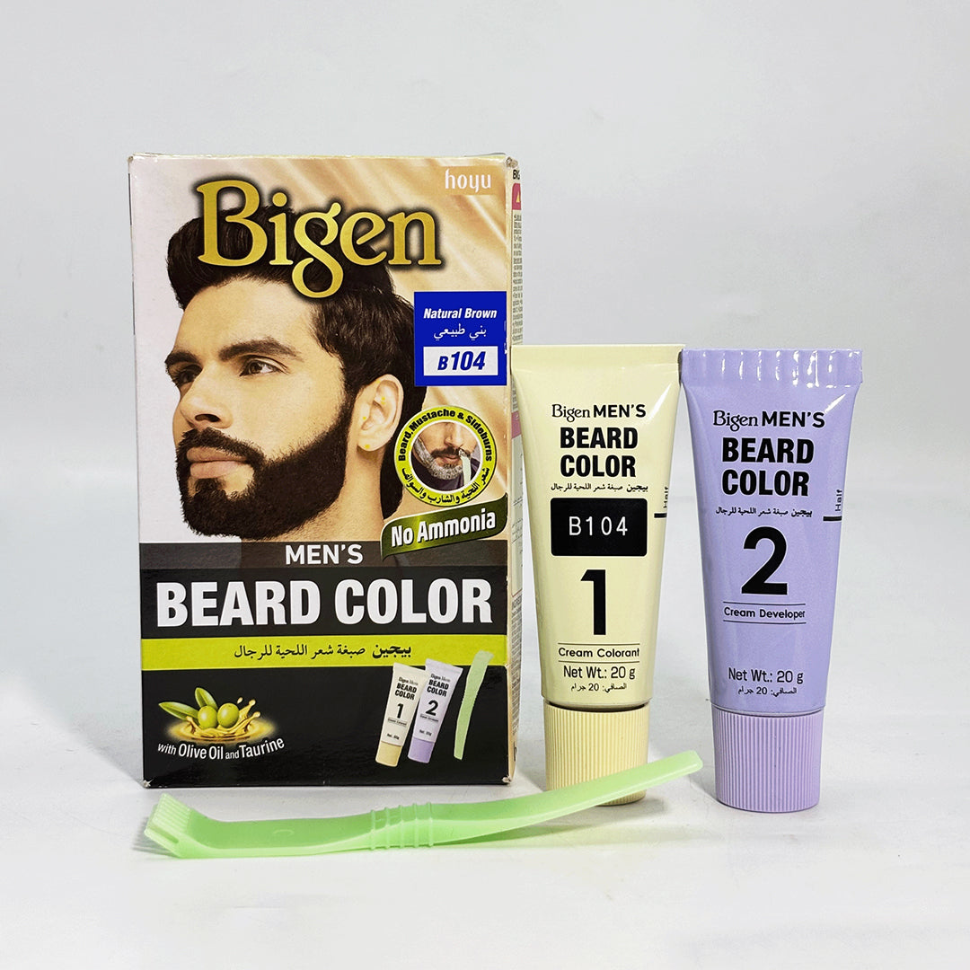 Bigen Men’s Beard Color-–-Natural-Brown